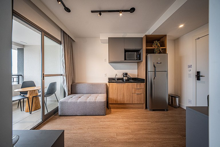 By Housi DH - Studio lux no 16° andar na Paraiso