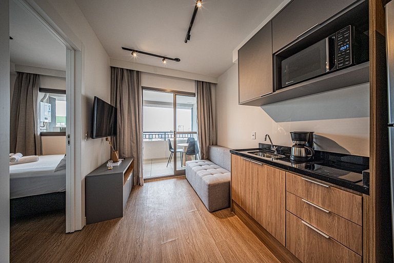 By Housi DH - Studio lux no 16° andar na Paraiso