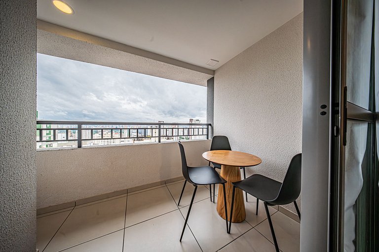 By Housi DH - Studio lux no 16° andar na Paraiso