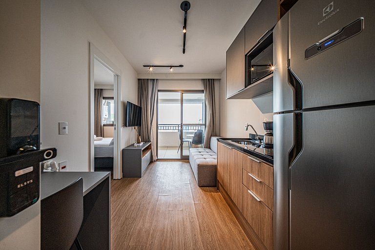 By Housi DH - Studio lux no 16° andar na Paraiso