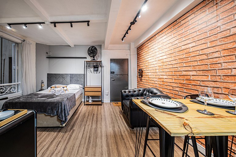 Studio moderno no Centro de SP