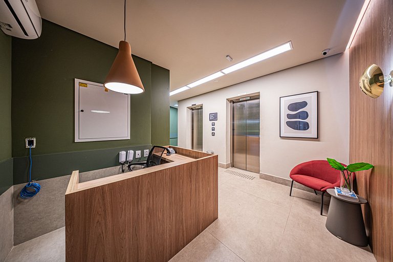 Estúdio moderno próximo à Berrini, no Brooklin