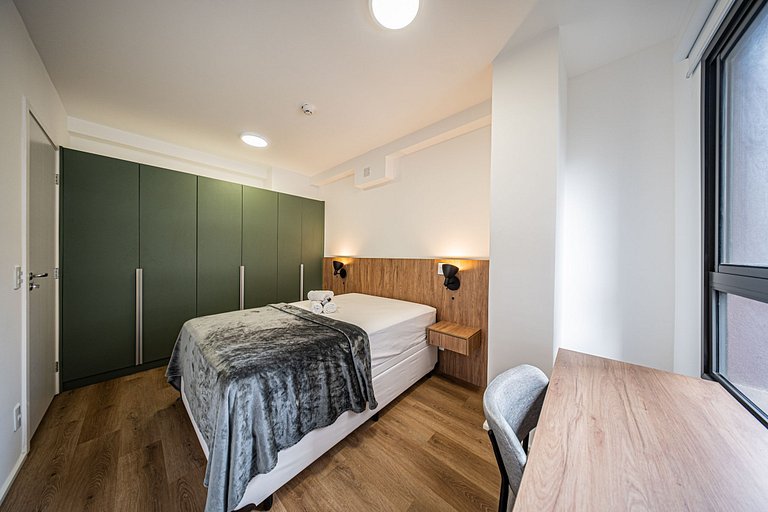 Estúdio moderno próximo à Berrini, no Brooklin