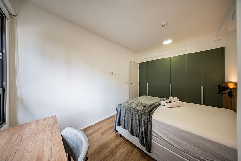 Estúdio moderno próximo à Berrini, no Brooklin