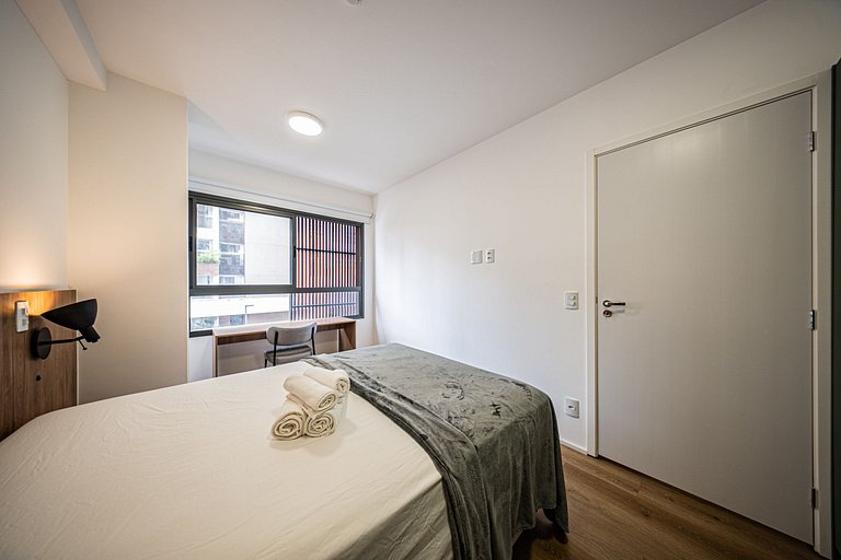 Estúdio moderno próximo à Berrini, no Brooklin