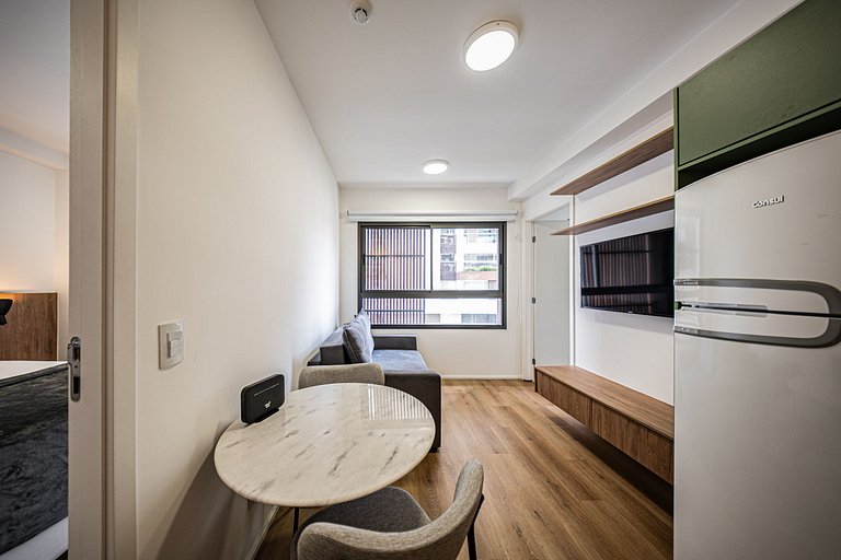 Estúdio moderno próximo à Berrini, no Brooklin