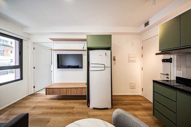 Estúdio moderno próximo à Berrini, no Brooklin