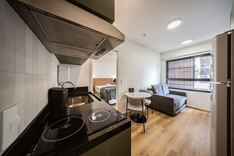 Estúdio moderno próximo à Berrini, no Brooklin