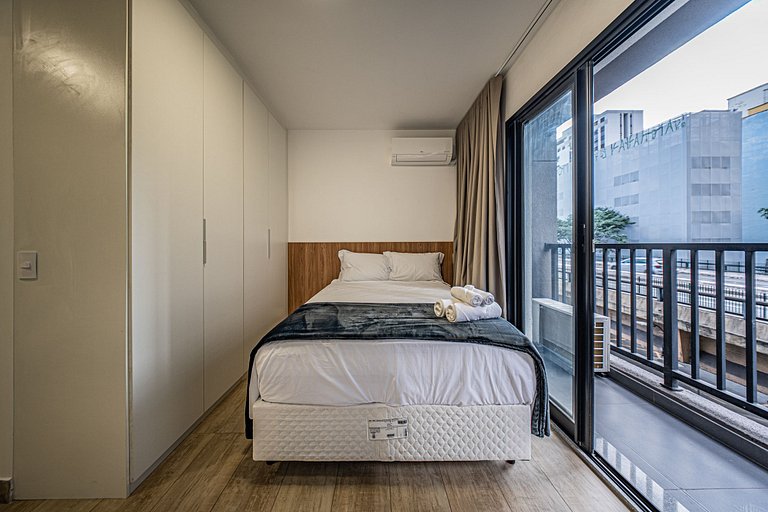 Studio premium completo | Estação Republica a 5min