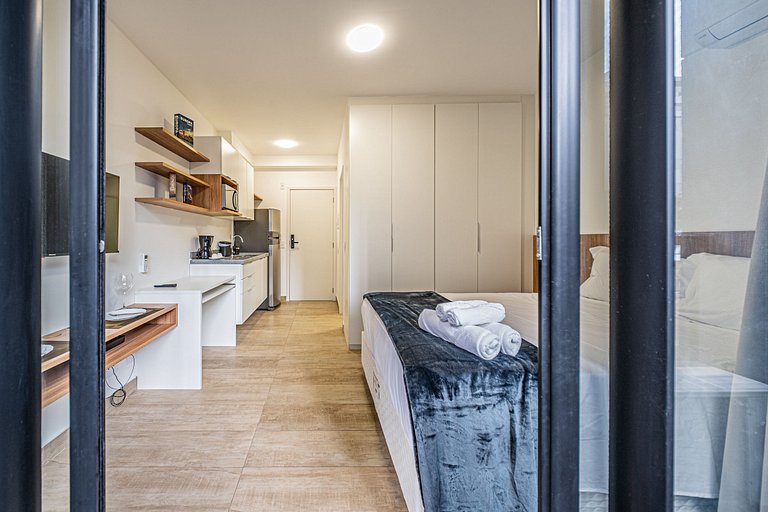 Studio premium completo | Estação Republica a 5min