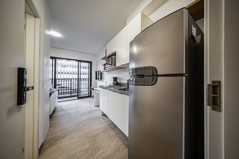 Studio premium completo | Estação Republica a 5min