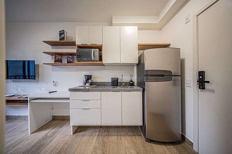 Studio premium completo | Estação Republica a 5min