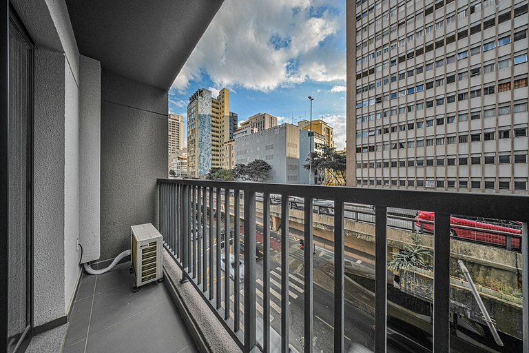 Studio premium completo | Estação Republica a 5min