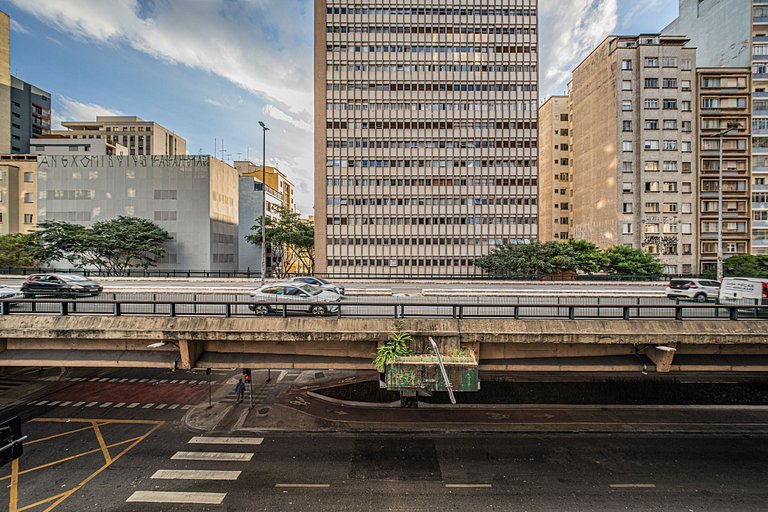 Studio premium completo | Estação Republica a 5min